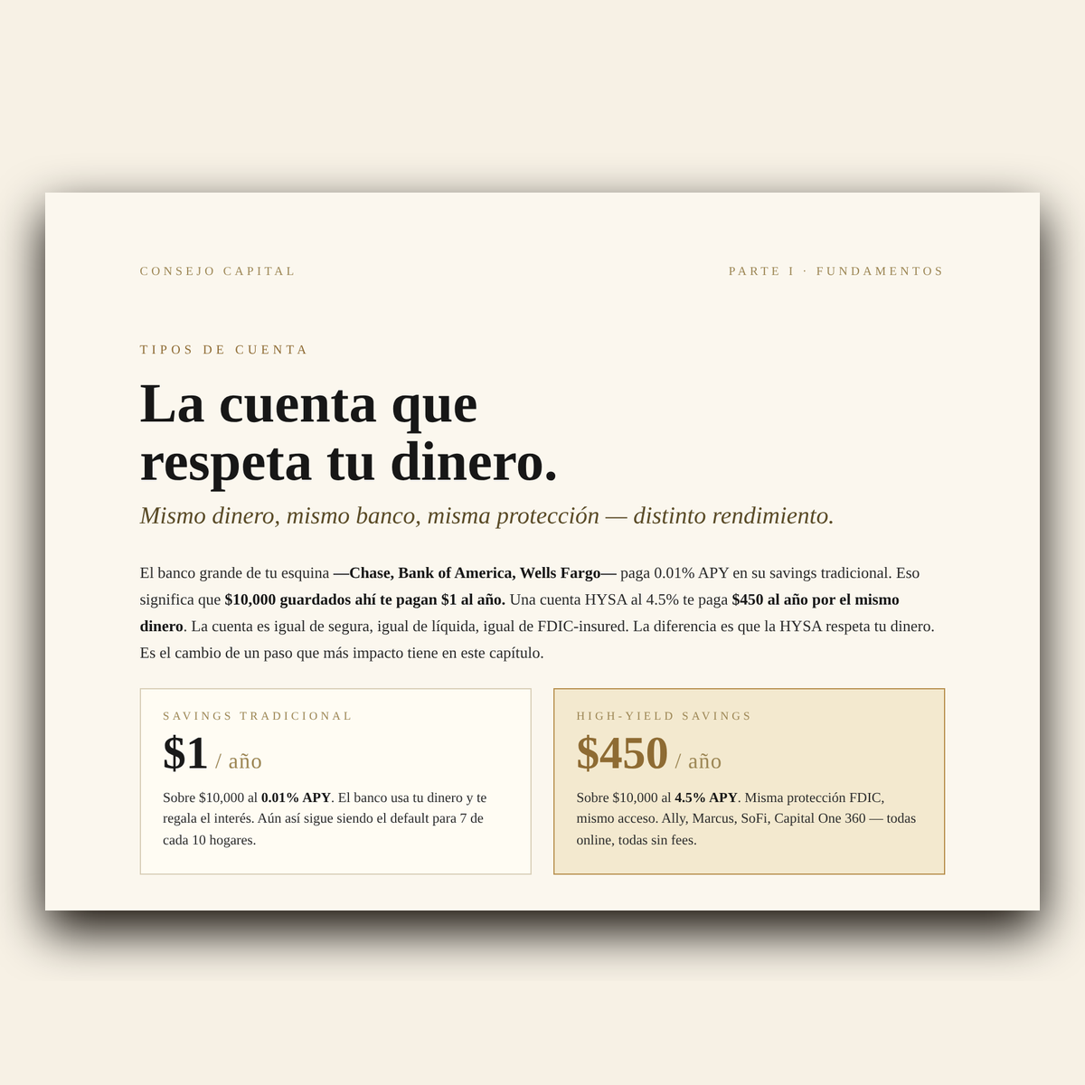 Capítulo 03 · Ahorro y banca