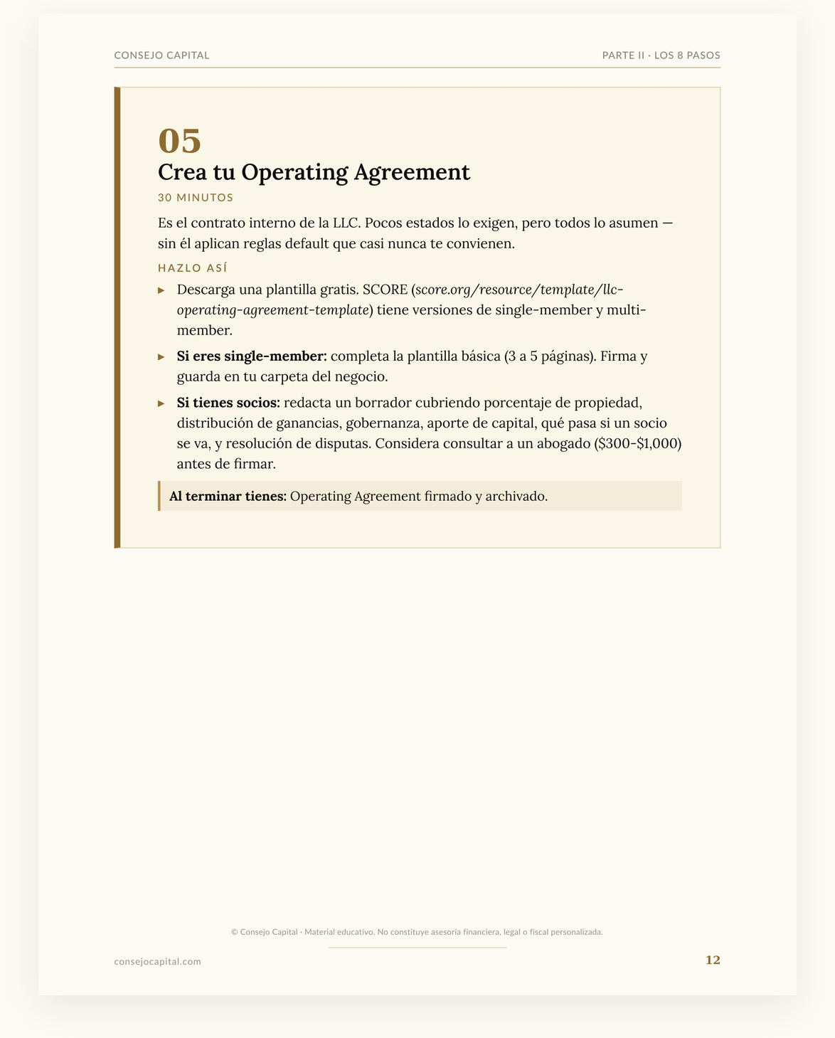 Capítulo 02 · Negocios — Cómo abrir tu negocio formalmente