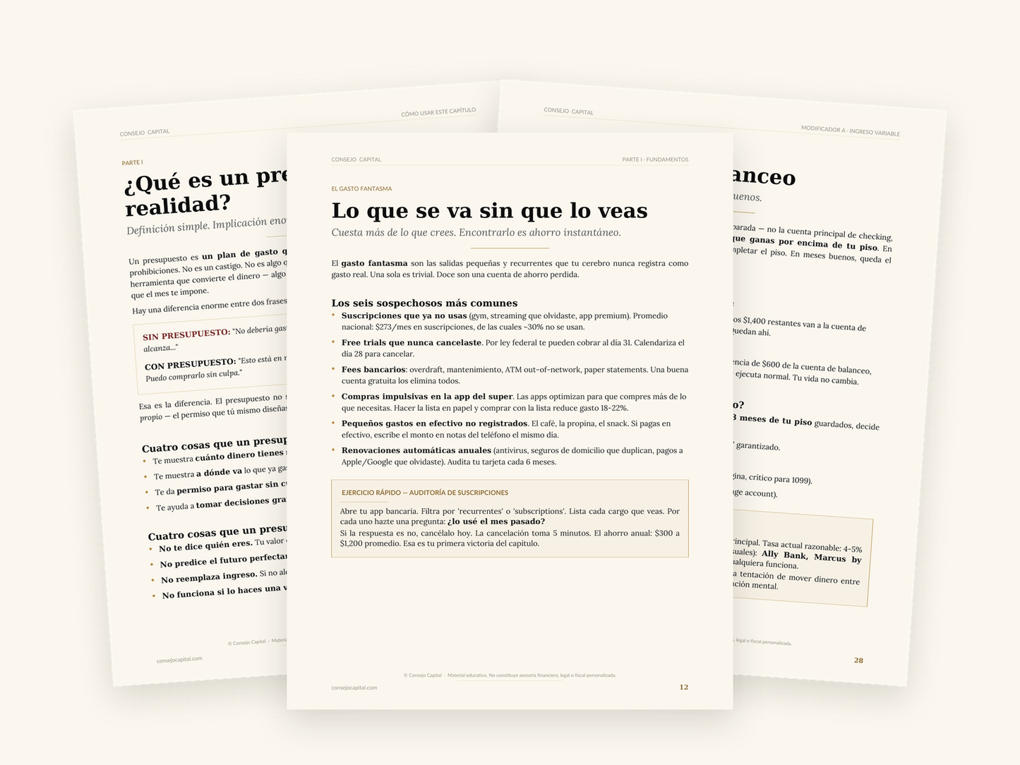 Capítulo 02 · Presupuesto