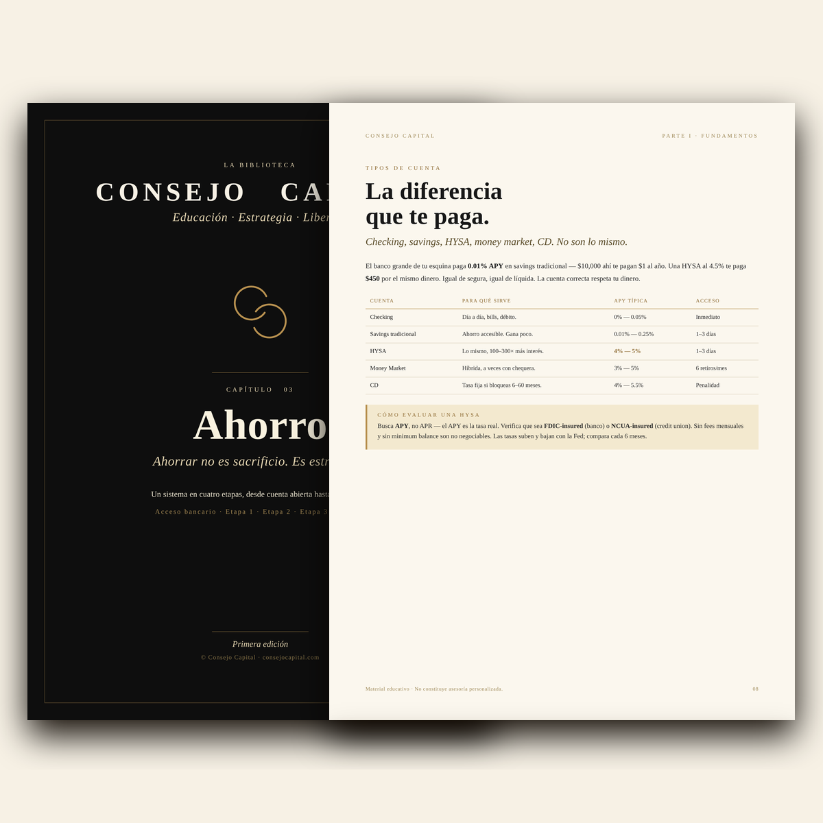 Capítulo 03 · Ahorro y banca