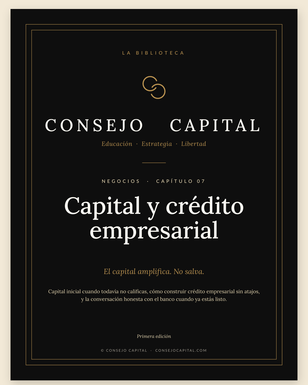 Capítulo 07 · Negocios — Capital y crecimiento