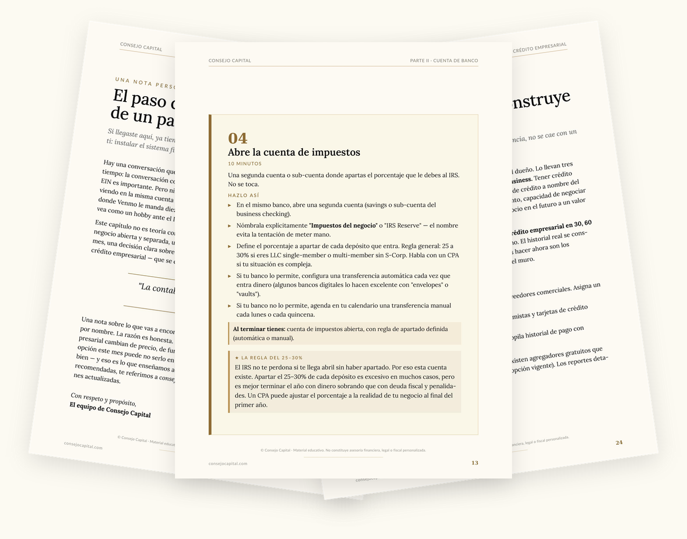 Capítulo 03 · Negocios — Las finanzas de tu negocio