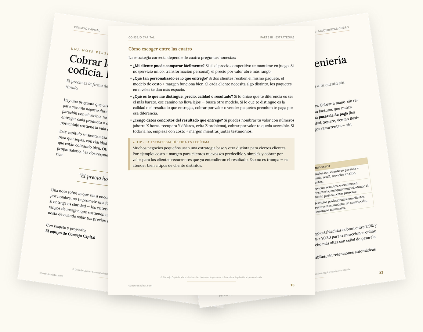 Capítulo 04 · Negocios — Precios, costos y ganancia