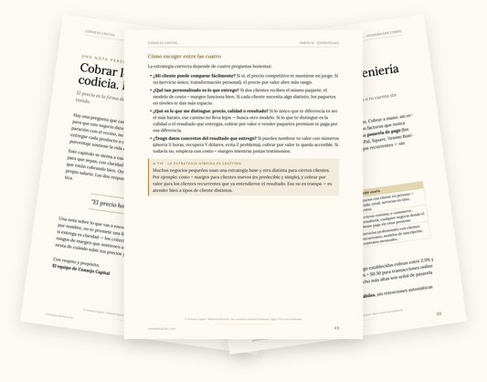 Capítulo 04 · Negocios — Precios, costos y ganancia