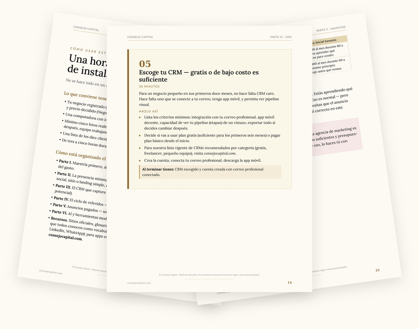 Capítulo 05 · Negocios — Cómo conseguir clientes