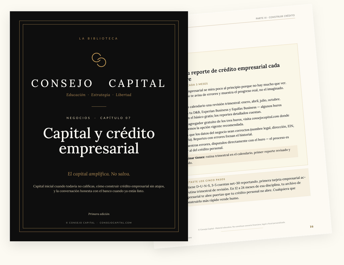 Capítulo 07 · Negocios — Capital y crecimiento