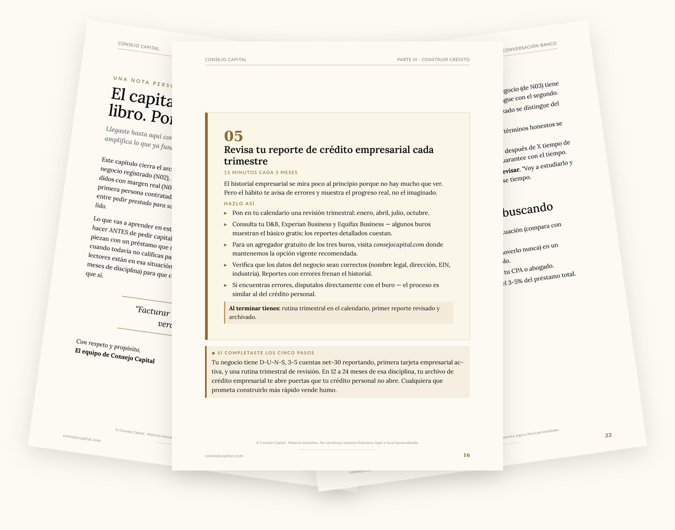 Capítulo 07 · Negocios — Capital y crecimiento